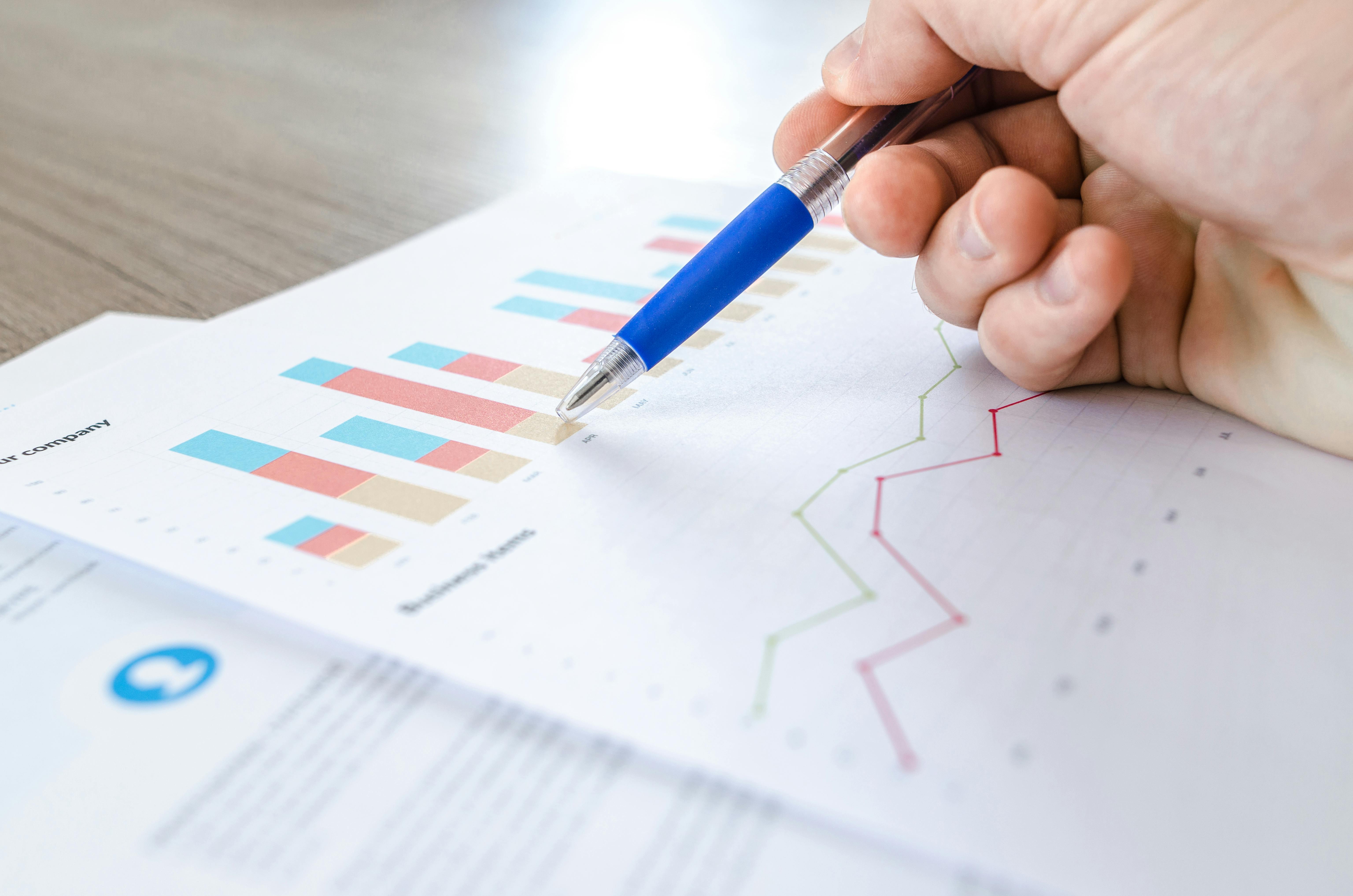 Sheets with charts | Source: Pexels